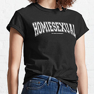 Jidion T-Shirts - Homiesexual: No Homo University JiDion Classic T-Shirt RB1609